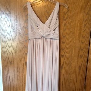 David’s Bridal size 2 long bridesmaid dress